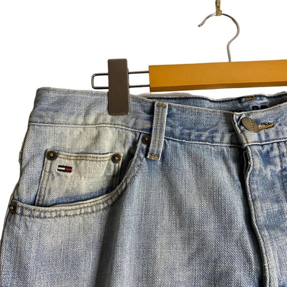 Tommy Hilfiger Men's Light Wash Premium Slim Straight Denim Jeans - Picture 5 of 11